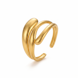 Anel Pantelleria Banhado a Ouro 18K