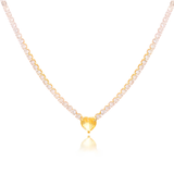 Colar Valldemossa Cravejado Banhado a Ouro 18K