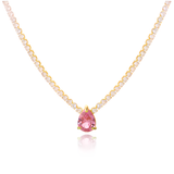 Colar Portixol Cravejado Banhado a Ouro 18K
