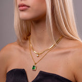 Colar Duplo Mykonos Banhado a Ouro 18K