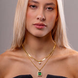 Colar Duplo Mykonos Banhado a Ouro 18K