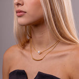 Colar Duplo Taormina Banhado a Ouro 18K