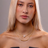 Colar Duplo Taormina Banhado a Ouro 18K