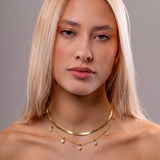 Colar Duplo Portovenere Banhado a Ouro 18k