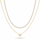 Colar Duplo Barcelona Banhado a Ouro 18K