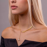 Colar Paros Banhado a Ouro 18K