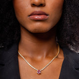 Colar Portixol Cravejado Banhado a Ouro 18K