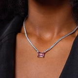 Colar Trieste Cravejado Banhado a Ouro 18K