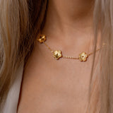 Trevo Positano Banhado a Ouro 18K