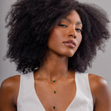 Mix Capri Colar Duplo Banhado a Ouro 18K