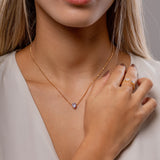 Mix Valência Colar Duplo Banhado a Ouro 18K