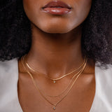 Mix Lefkada Colar Triplo Banhado a Ouro 18K